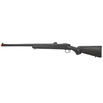 HFC 2377 Bolt Action Airsoft Sniper Rifle w/ Fixed Iron Sights - Black