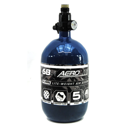 Used HK Army Aerolite Compressed Air 68ci/4500psi Tank - Dark Blue