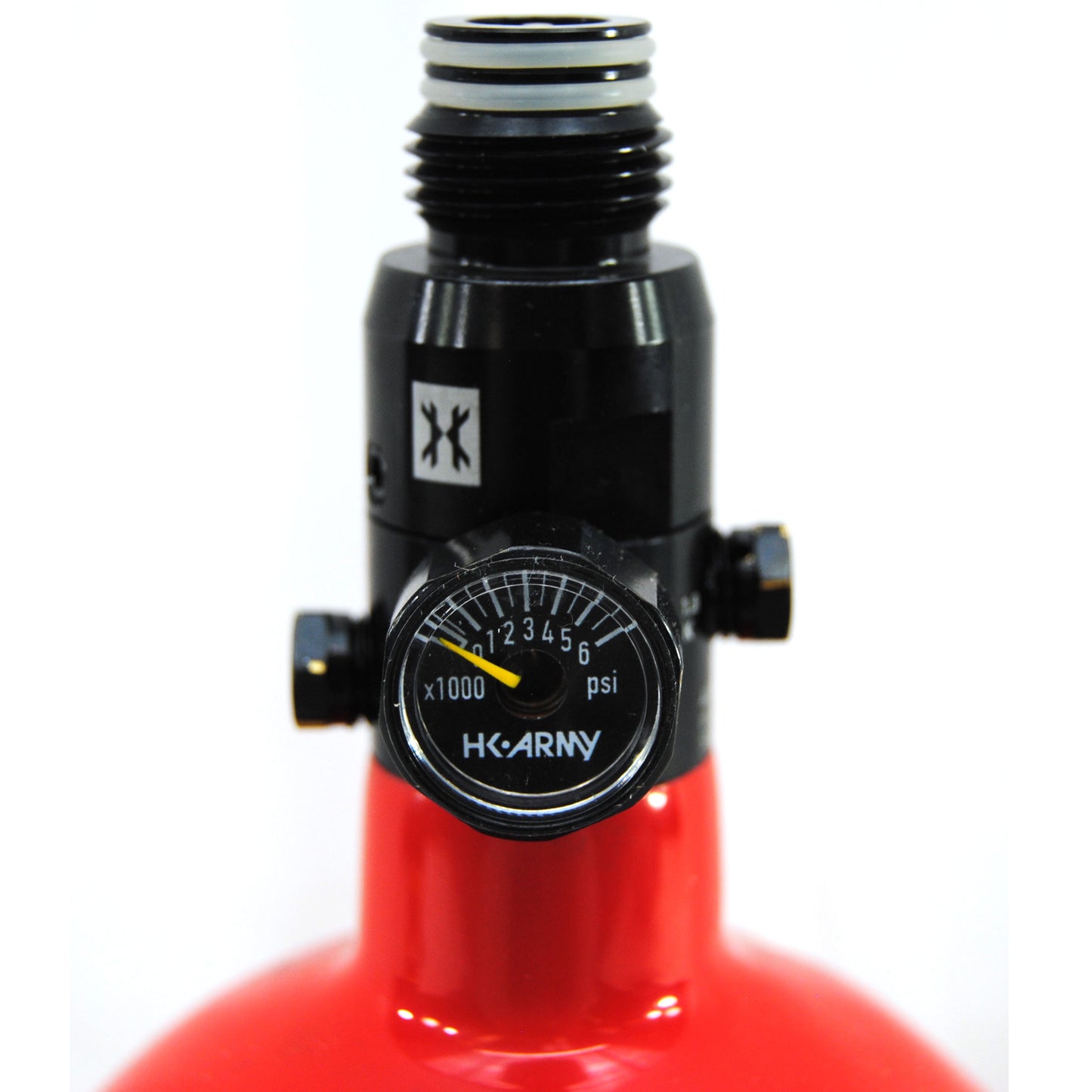 Used HK Army Compressed Air 68ci/4500psi Tank - Red/Black