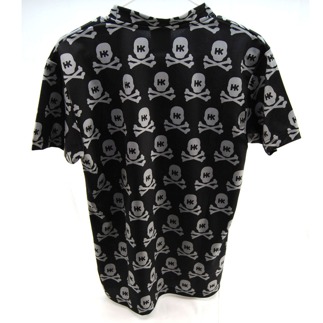 HK Army Dry Fit T-Shirt All Over Black/Grey - Small