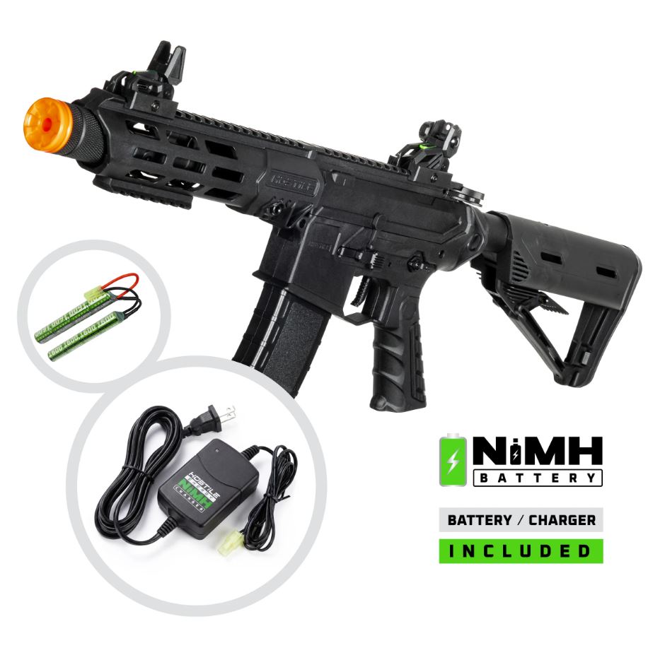 HK Army Hostile Raze Carbine AEG Rifle w/ Battery & Charger