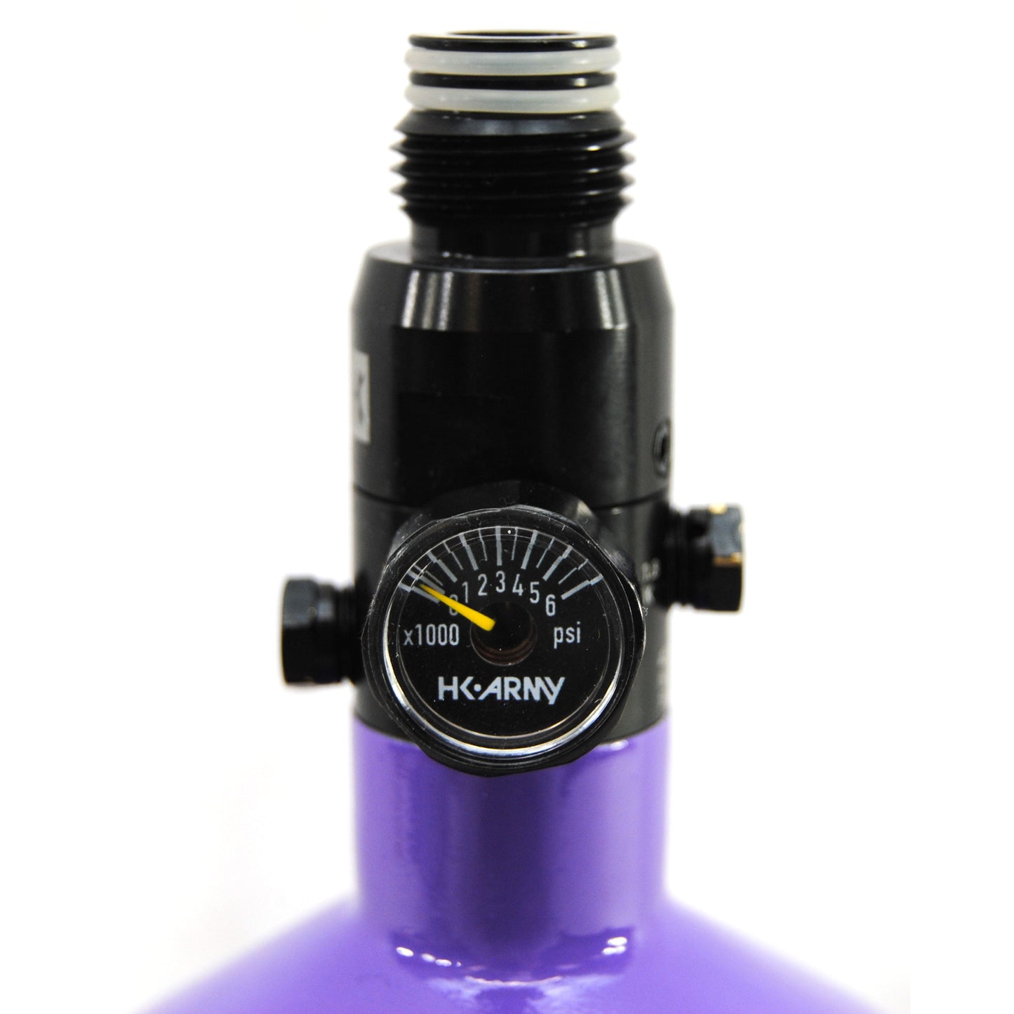 Used HK Army HSTL Compressed Air 68ci/4500psi Tank - Purple/White