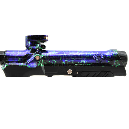 Planet Eclipse EMEK w/ Inception Designs FLE Body Kit - Black & Indigo Acid w/ Green Scribble