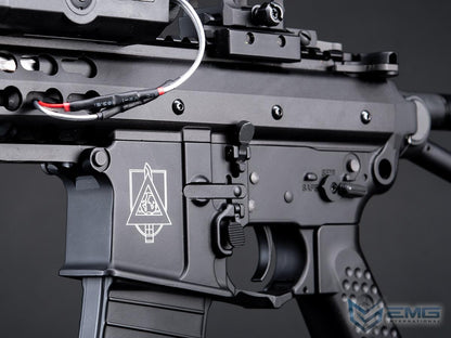 EMG Helios Knights Armament Company PDW M2 Sportsline G2 Airsoft AEG - Black - Metal Receiver