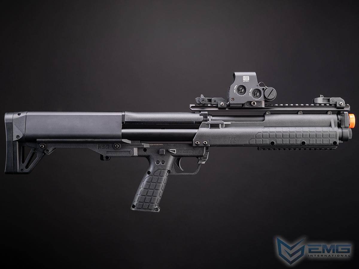 EMG x KelTec Licensed KSG Gas Power Multi-Shot Airsoft Shotgun - Black