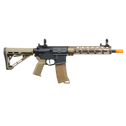 Lancer Tactical Gen 3 M-LOK 10" Airsoft M4 AEG with Delta Stock - Tan/Black