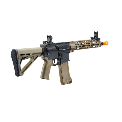 Lancer Tactical Gen 3 M-LOK 10" Airsoft M4 AEG with Delta Stock - Tan/Black