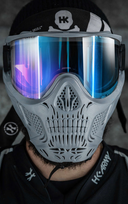 HSTL Skull Goggle "Crypt" - Grey w/ Ice Lens