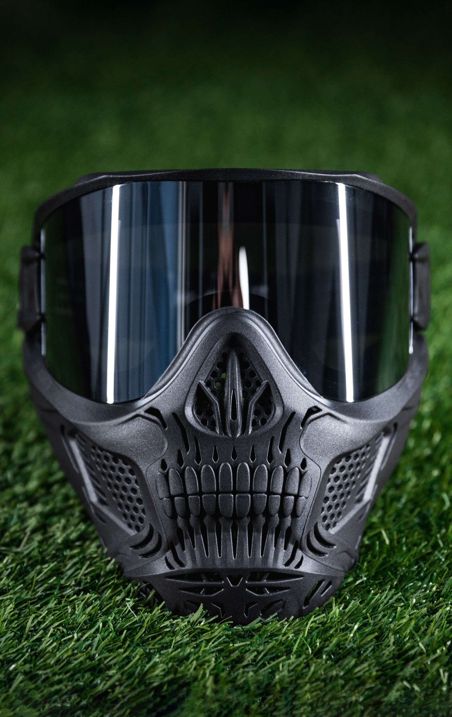 HSTL Skull Goggle "Punisher" - Black w/ Smoke Lens