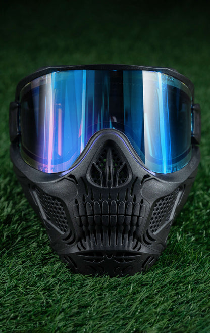 HSTL Skull Goggle "Reaper" - Black w/ Ice Lens