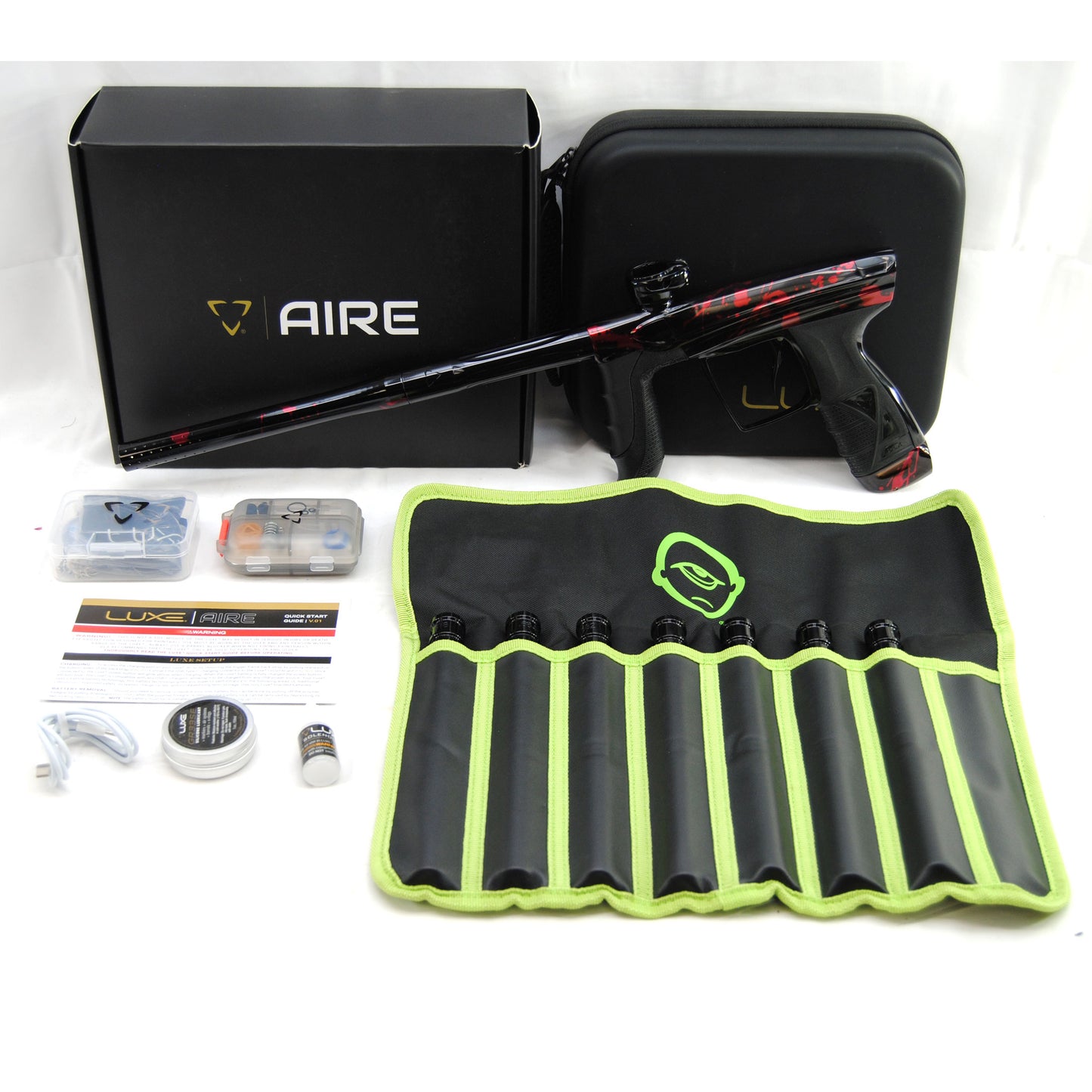Used DLX Luxe AIRE - Gloss Black w/ Blood Splatter