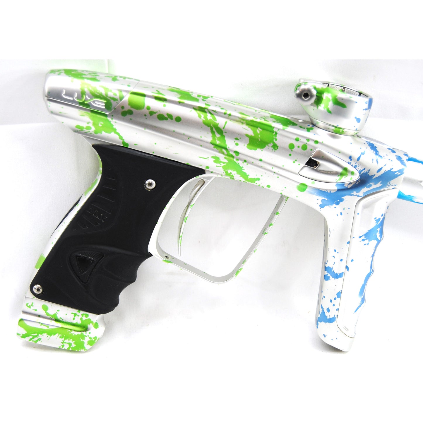 Used DLX Luxe ICE 1 of 15 - Dust White w/ Green/Blue Splash