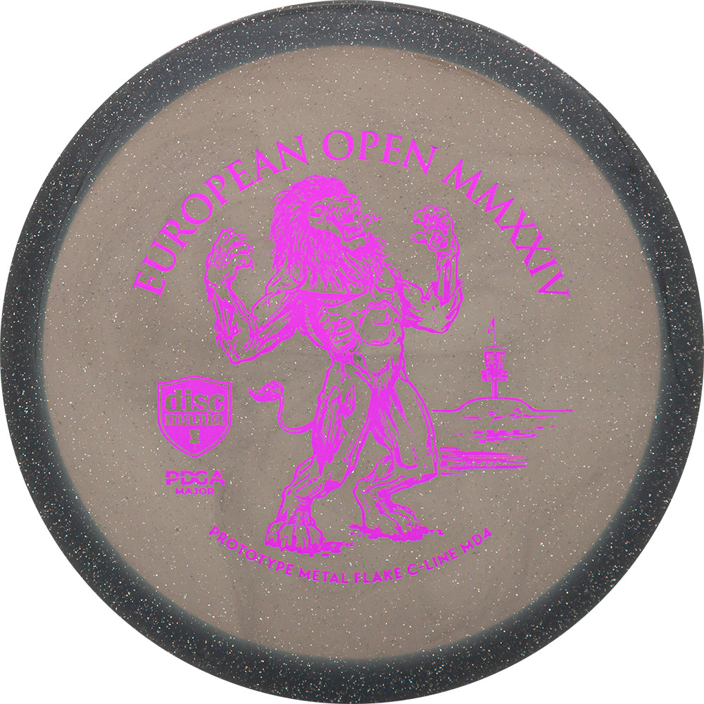 Discmania Metal Flake C-Line MD4 Midrange Disc - 2024 European Open Stamp