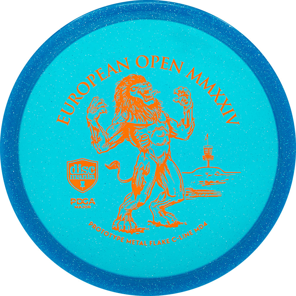 Discmania Metal Flake C-Line MD4 Midrange Disc - 2024 European Open Stamp