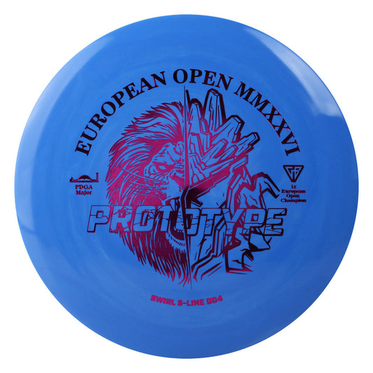 Discmania Prototype Swirl S-Line DD4 Disc - European Open 2026 Stamp