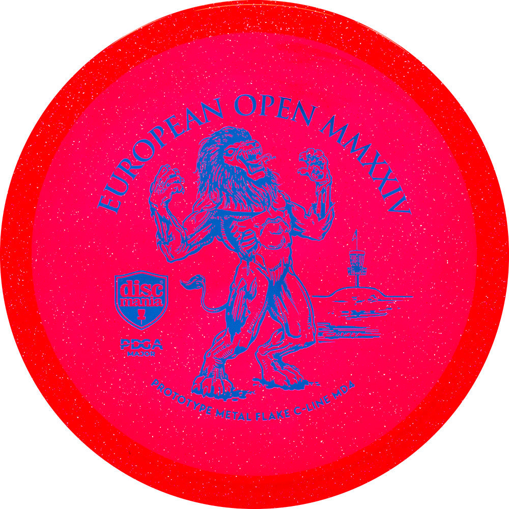 Discmania Metal Flake C-Line MD4 Midrange Disc - 2024 European Open Stamp