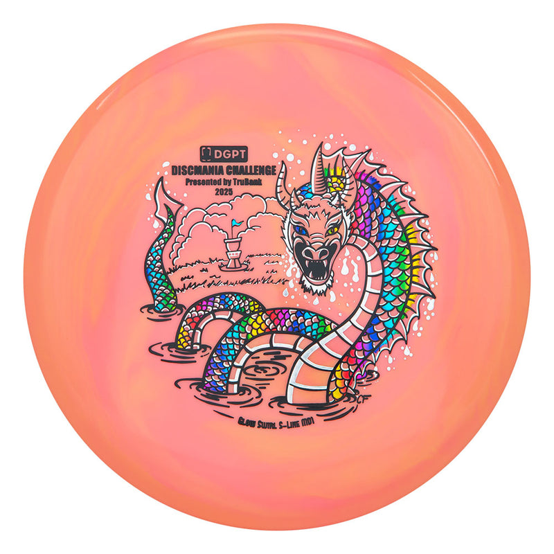 Discmania Glow Swirl S-Line MD1 Disc - Discmania Challenge