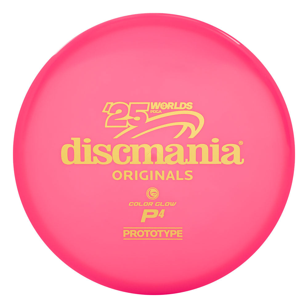Discmania Protoype Color Glow C-Line P4 Disc - 2025 Worlds Collab