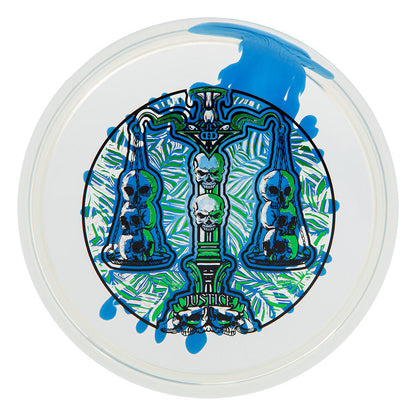 Dynamic Discs Lucid Ice SplaDDer Justice - Scales of Justice Stamp