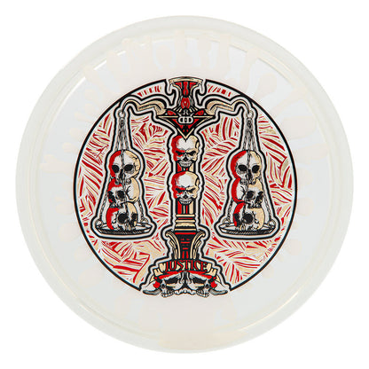Dynamic Discs Lucid Ice SplaDDer Justice - Scales of Justice Stamp