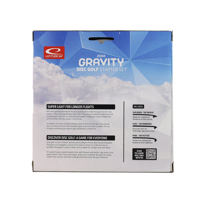Latitude 64 Zero Gravity Starter Disc Golf Set