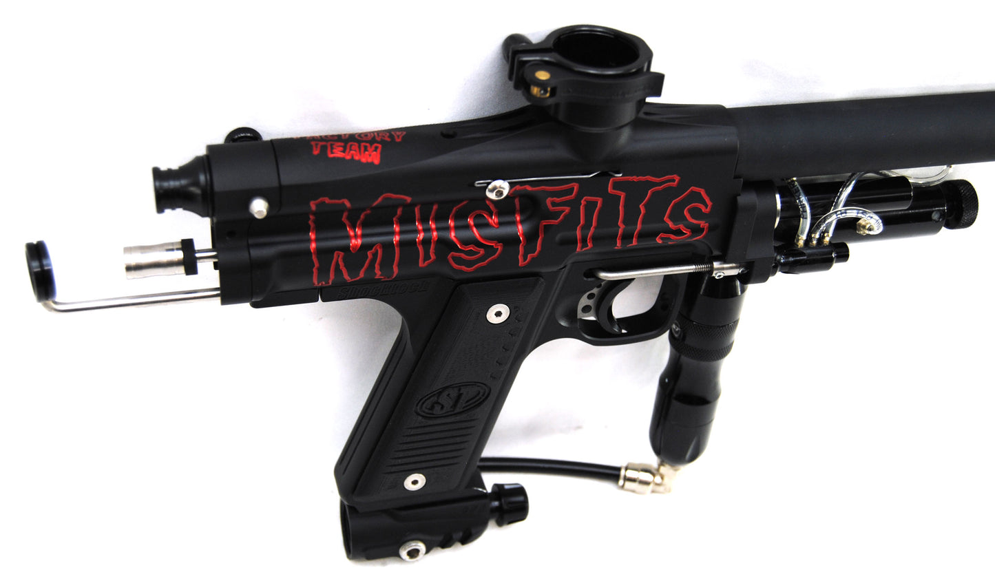 Used Shocktech Misfits #13 CG2 Autococker - Black/Red