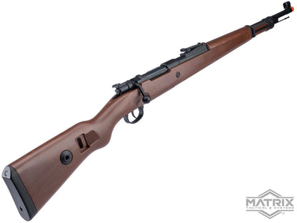 Matrix KAR 98K Bolt Action Spring Powered Airsoft Rifle by S&T with Faux Stock