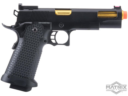 Matrix x Golden Eagle Full Metal OTS .45 Tactical Hi-CAPA Mod-7 Gas Blowback Airsoft Pistol w/ Carrying Case