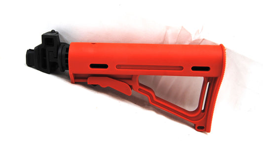 Tippmann Alpha Black Tactical Folding Adjustable Stock - Orange
