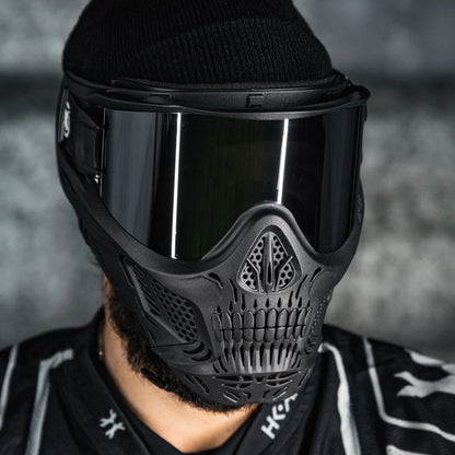 HSTL Skull Goggle "Punisher" - Black w/ Smoke Lens