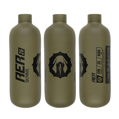 Renatus Group Sicariis AER 26ci/4500psi HPA Tank w/ FS Hero 2 Regulator