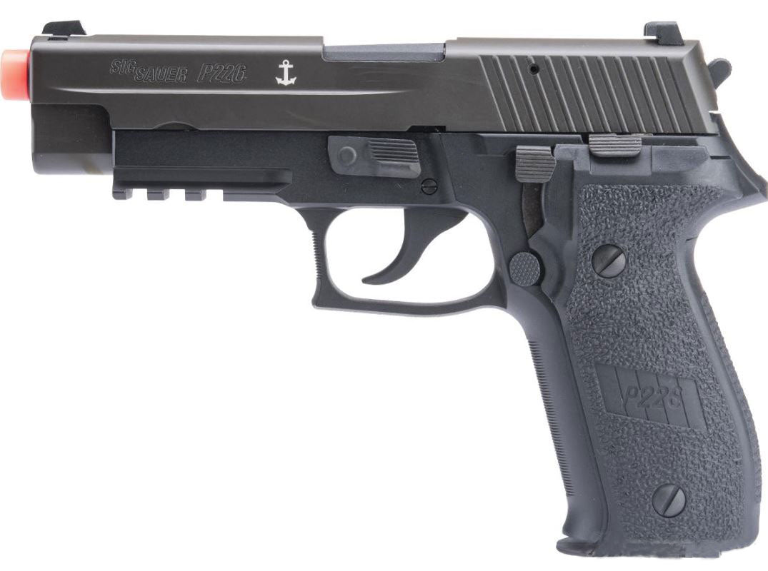 SIG Sauer ProForce P226 Mk25 Green Gas Blowback Airsoft Pistol - Black