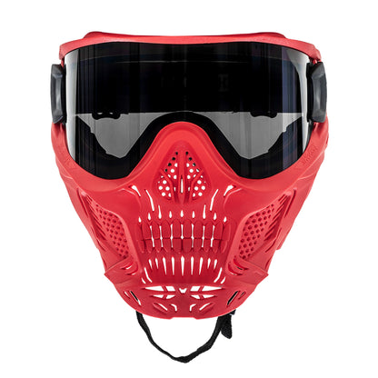 HSTL Skull Goggle "Sinner" - Red w/ Smoke Lens