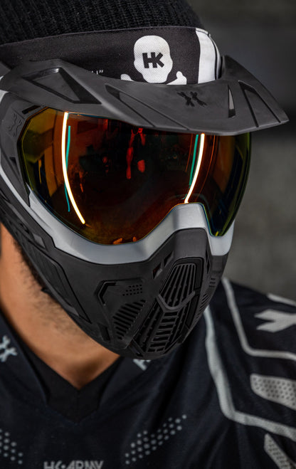 SLR Goggle - Solar (Silver/Black) Scorch Lens