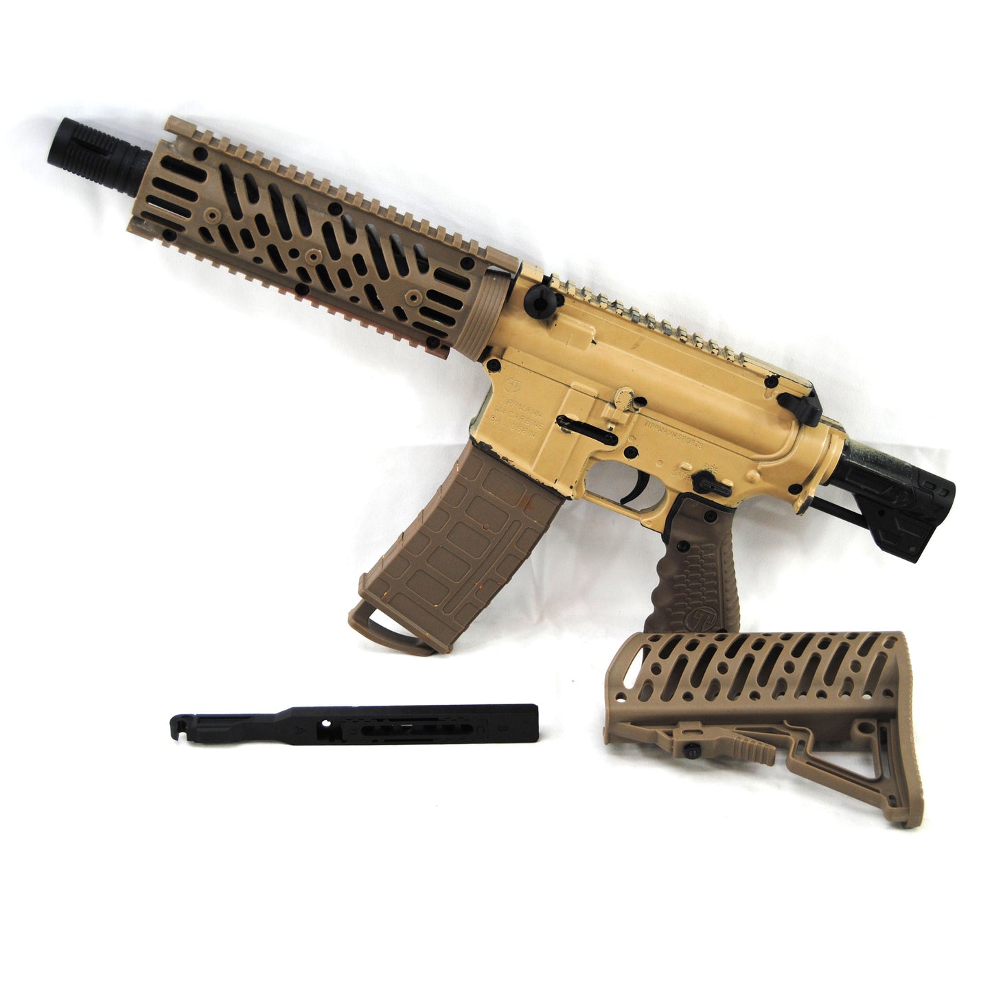 Used Tippmann TMC w/ Air-Thru Stock - Tan