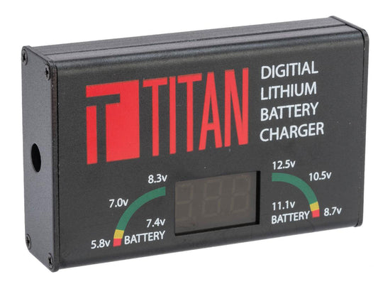 Titan Power Digital Charger for LiPo Airsoft AEG Batteries - DC Charger