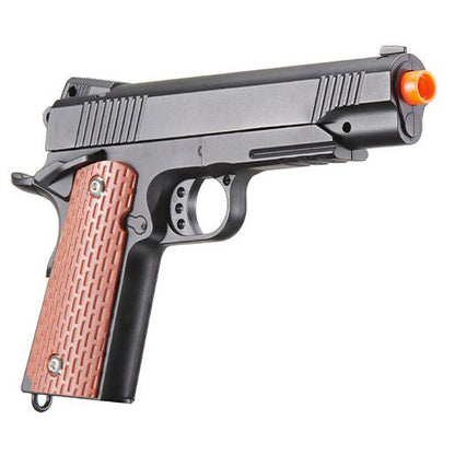 UK Arms 1911 Tac Heavyweight Series Airsoft Spring Pistol - Black