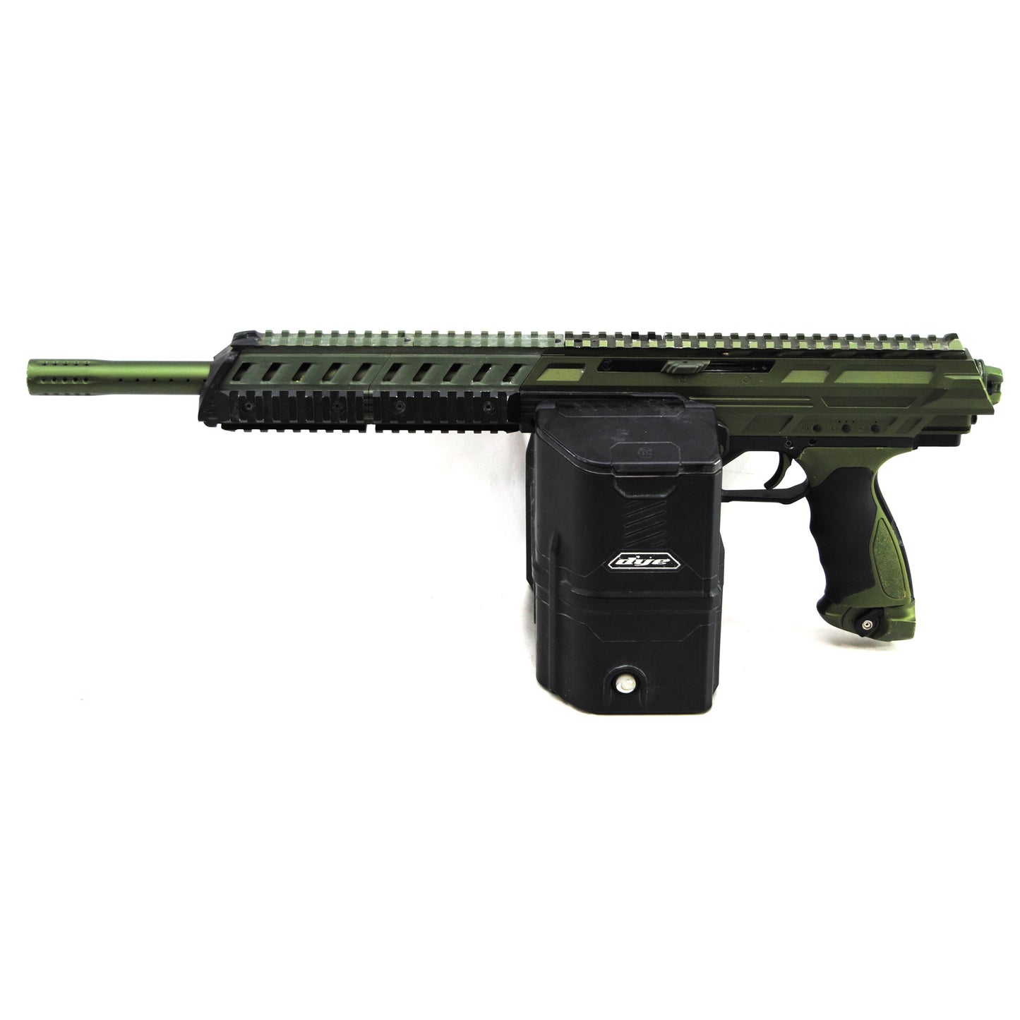 Used Dye Assault Matrix DAM CQB w/ Box Rotor - Olive