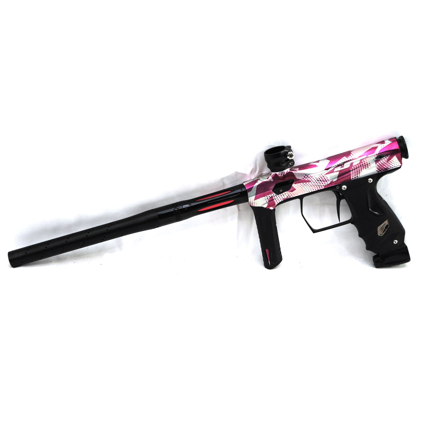 Used Shocker Paintball AMP - JT Scrambled Red/Blue