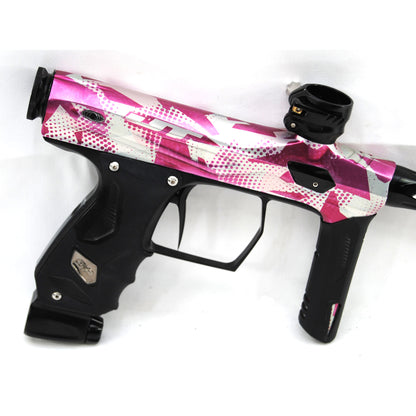 Used Shocker Paintball AMP - JT Scrambled Red/Blue