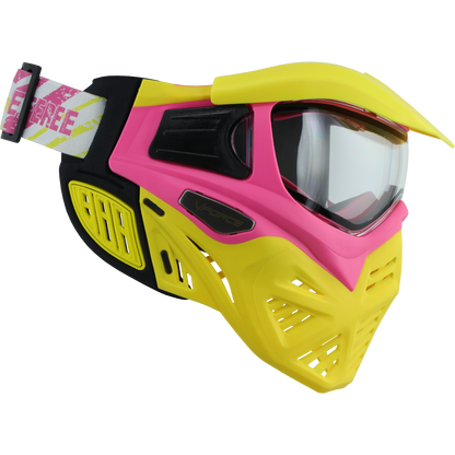 V-Force Grill 2.0 Paintball Goggle - Thermal Clear Lens - LE Referee (Yellow/Pink)