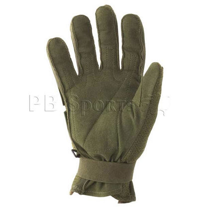 Valken V-Tac Full Finger Plastic Gloves - Olive