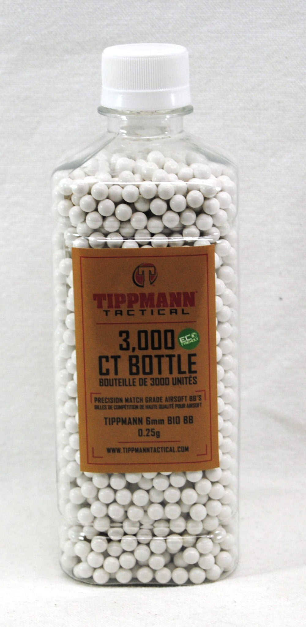 Tippmann 6mm BB BIO .28g 3000ct Bottle - White - tippmann