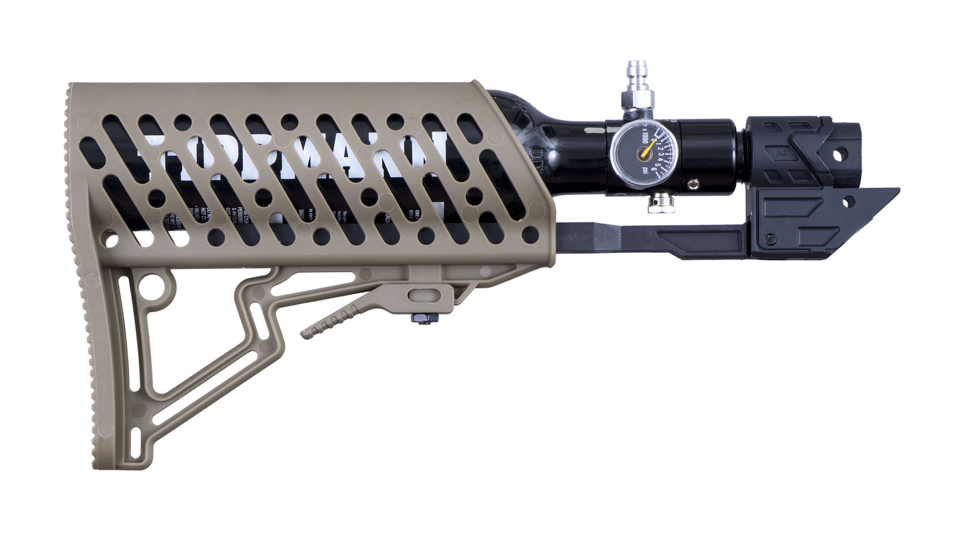 Tippmann TMC Air-Thru Adjustable Stock - Tan - Tippmann Sports
