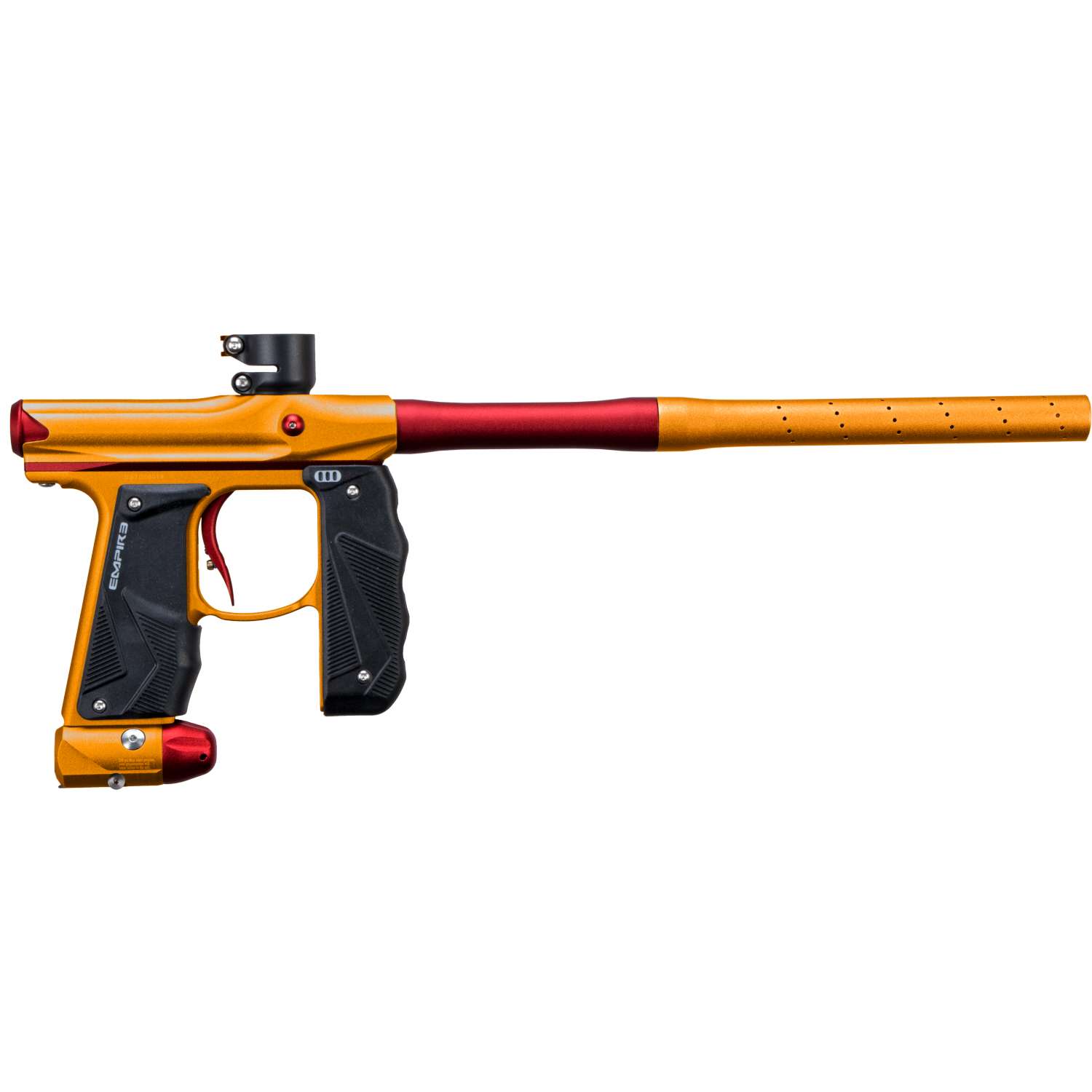 Empire Mini GS Paintball Gun w/ 2 Piece Barrel - Dust Orange / Dust Red - Empire