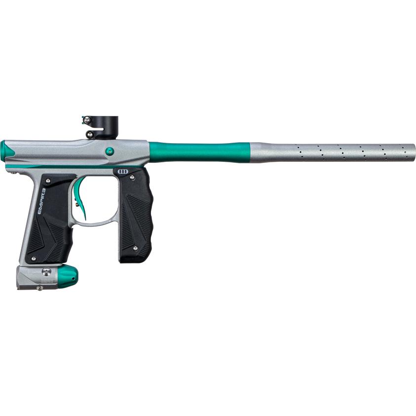 Empire Mini GS Paintball Gun w/ 2 Piece Barrel - Dust Grey / Teal - Empire