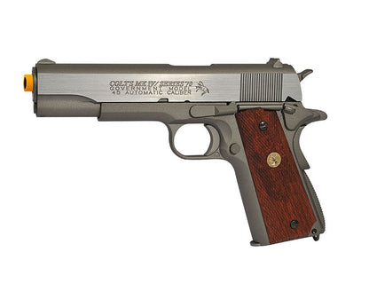 Palco Colt 1911 MKIV Series 70 CO2 Full Metal Blowback Stainless Airsoft Pistol - Palco