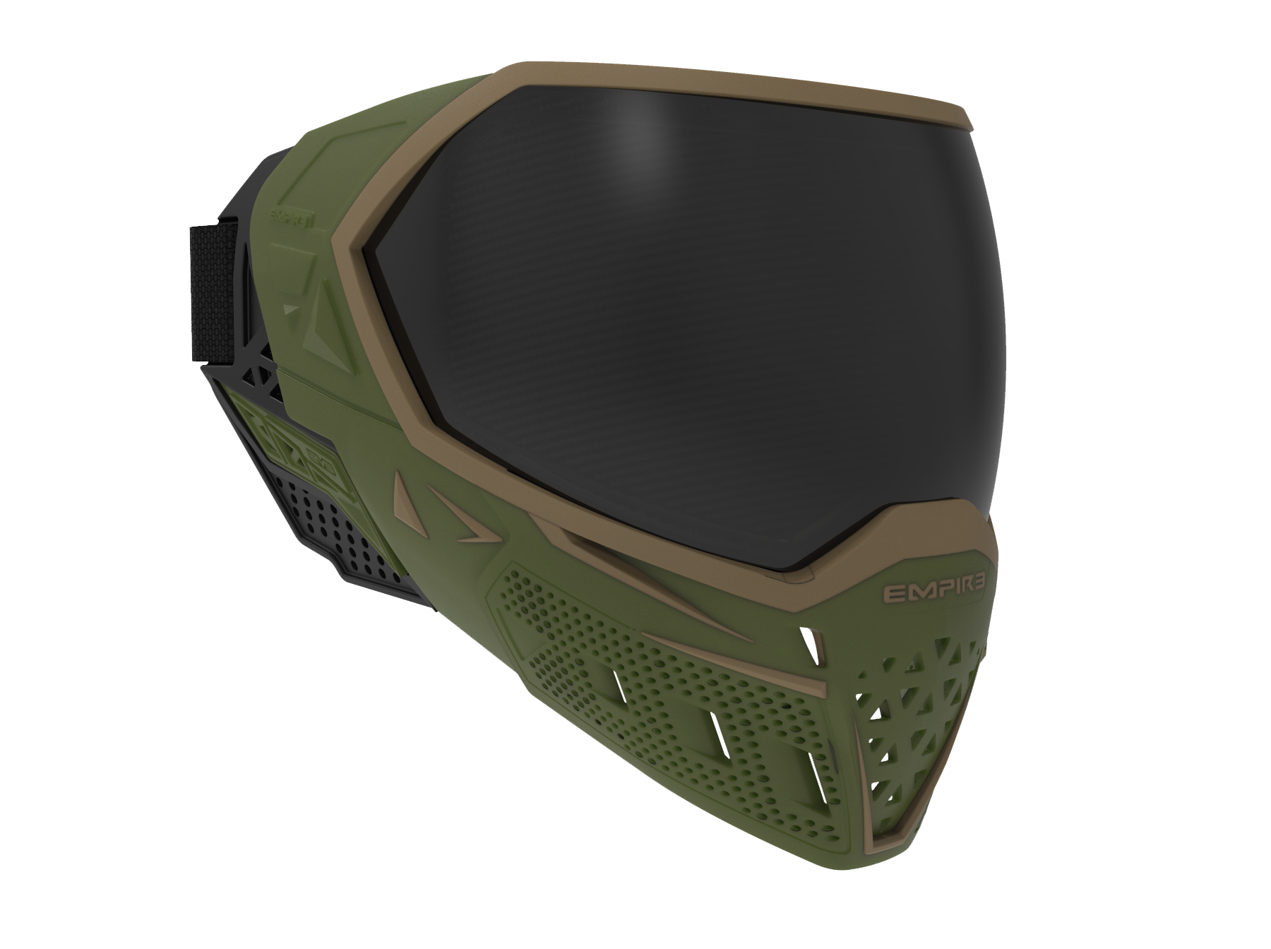 Empire EVS Enhanced Vision System Goggle - Olive/Tan - 2 lenses - Empire