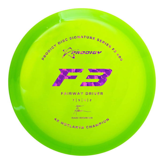 Prodigy F3 Fairway Driver - 400 Plastic - Isaac Robinson 2022 Signature Series