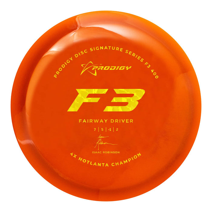 Prodigy F3 Fairway Driver - 400 Plastic - Isaac Robinson 2022 Signature Series